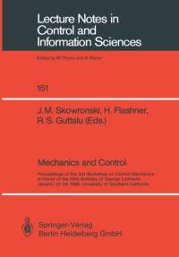 Mechanics and Control