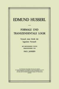 Formale Und Transzendentale Logik av Petra Janssen