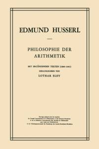 Philosophie Der Arithmetik av Edmund Husserl