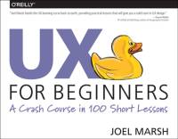 UX For Beginners av Joel Marsh