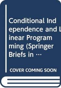 Conditional Independence and Linear Programming av Kentaro Tanaka