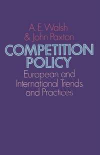 Competition Policy av John Paxton