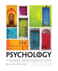 Psychology av Wayne (University of Nevada Weiten