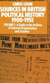 Sources in British Political History 1900-1951 av Chris Cook