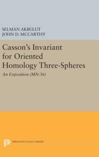 Casson's Invariant for Oriented Homology Three-Spheres av Selman Akbulut