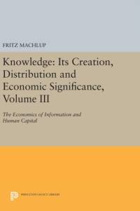 Knowledge: Its Creation, Distribution and Economic Significance, Volume III av Fritz Machlup