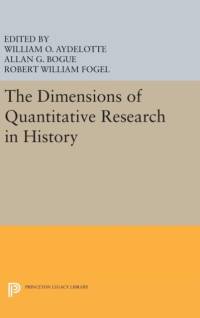 The Dimensions of Quantitative Research in History av William O. Aydelotte