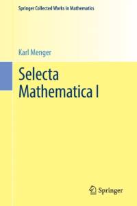 Selecta Mathematica I av Karl Menger