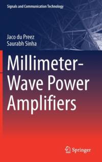 Millimeter-Wave Power Amplifiers av Saurabh Sinha