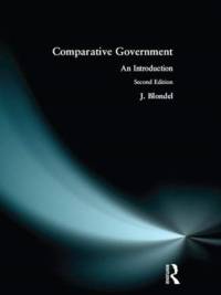 Comparative Government Introduction av Jean (European University Institute Blondel