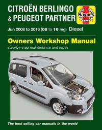 Citroen Berlingo & Peugeot Partner Diesel (June 08 - 16) 08 to 16 Haynes Repair Manual av Peter Gill