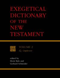 Exegetical Dictionary of the New Testament