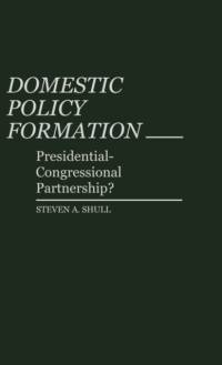 Domestic Policy Formation av Steven Shull