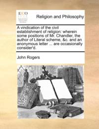 A Vindication of the Civil Establishment of Religion av John Rogers