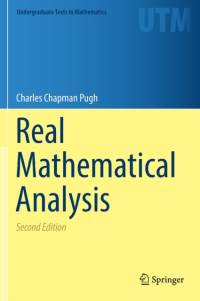 Real Mathematical Analysis av Charles Chapman Pugh