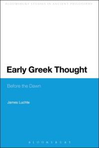 Early Greek Thought av China) Luchte