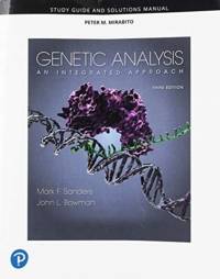 Student Study Guide and Solutions Manual for Genetic Analysis av Mark Sanders