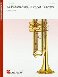 14 Intermediate Trumpet Quartets av PASCAL PROUST