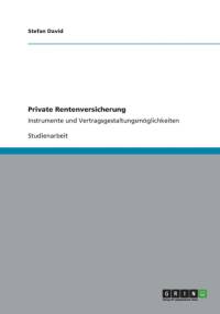 Private Rentenversicherung av Stefan David