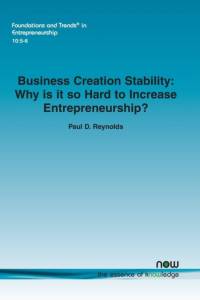 Business Creation Stability av Paul Davidson Reynolds