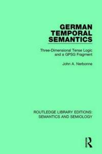 German Temporal Semantics av John A. Nerbonne