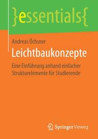 Leichtbaukonzepte av Andreas OEchsner