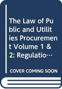 Law of Public and Utilities Procurement av Professor Sue Arrowsmith