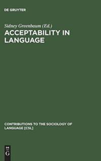 Acceptability in Language
