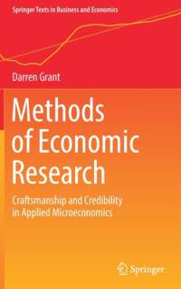 Methods of Economic Research av Darren Grant