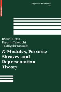 D-Modules, Perverse Sheaves, and Representation Theory av Ryoshi Hotta