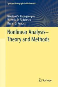 Nonlinear Analysis - Theory and Methods av Nikolaos S. Papageorgiou