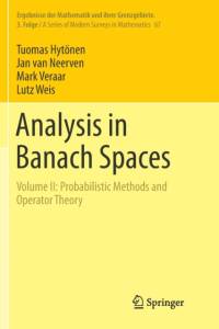 Analysis in Banach Spaces av Jan van Neerven