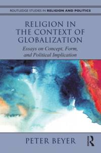 Religion in the Context of Globalization av Peter Beyer