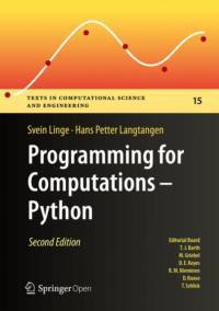 Programming for Computations - Python av Svein Linge