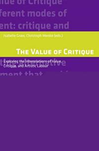 The Value of Critique av Christoph Menke