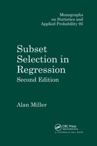 Subset Selection in Regression av Alan Miller