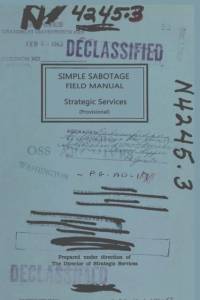Simple Sabotage Field Manual av U S Office of Strategic Services