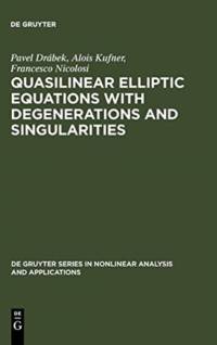 Quasilinear Elliptic Equations with Degenerations and Singularities av Alois Kufner