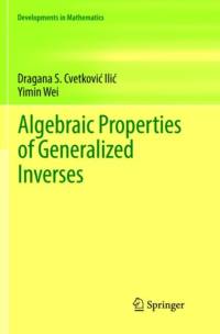 Algebraic Properties of Generalized Inverses av Yimin Wei