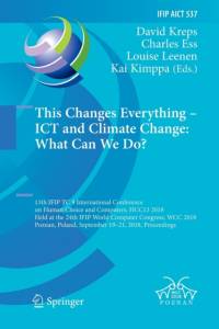 This Changes Everything - ICT and Climate Change: What Can We Do?