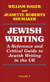Jewish Writing av William Baker