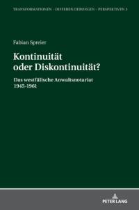 Kontinuitaet oder Diskontinuitaet? av Fabian Spreier