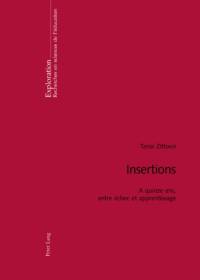 Insertions av Zittoun Tania Zittoun