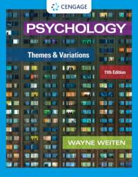 Psychology av Wayne (University of Nevada Weiten