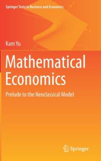 Mathematical Economics av Kam Yu