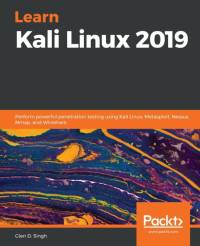 Learn Kali Linux 2019 av Glen D. Singh