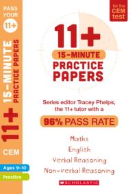 11+ 15-Minute Practice Papers for the CEM Test Ages 9-10 av Tracey Phelps