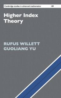 Higher Index Theory av Rufus (University of Hawaii Willett
