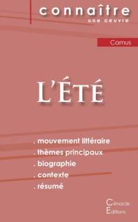 Fiche de lecture L'Ete de Albert Camus (Analyse litteraire de reference et resume complet) av Albert Camus