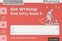 Read Write Inc. Phonics: Get Writing! Red Ditty Book 6 Pack of 10 av Ruth Miskin